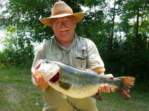 summer time largemouth bass at Natchez state park